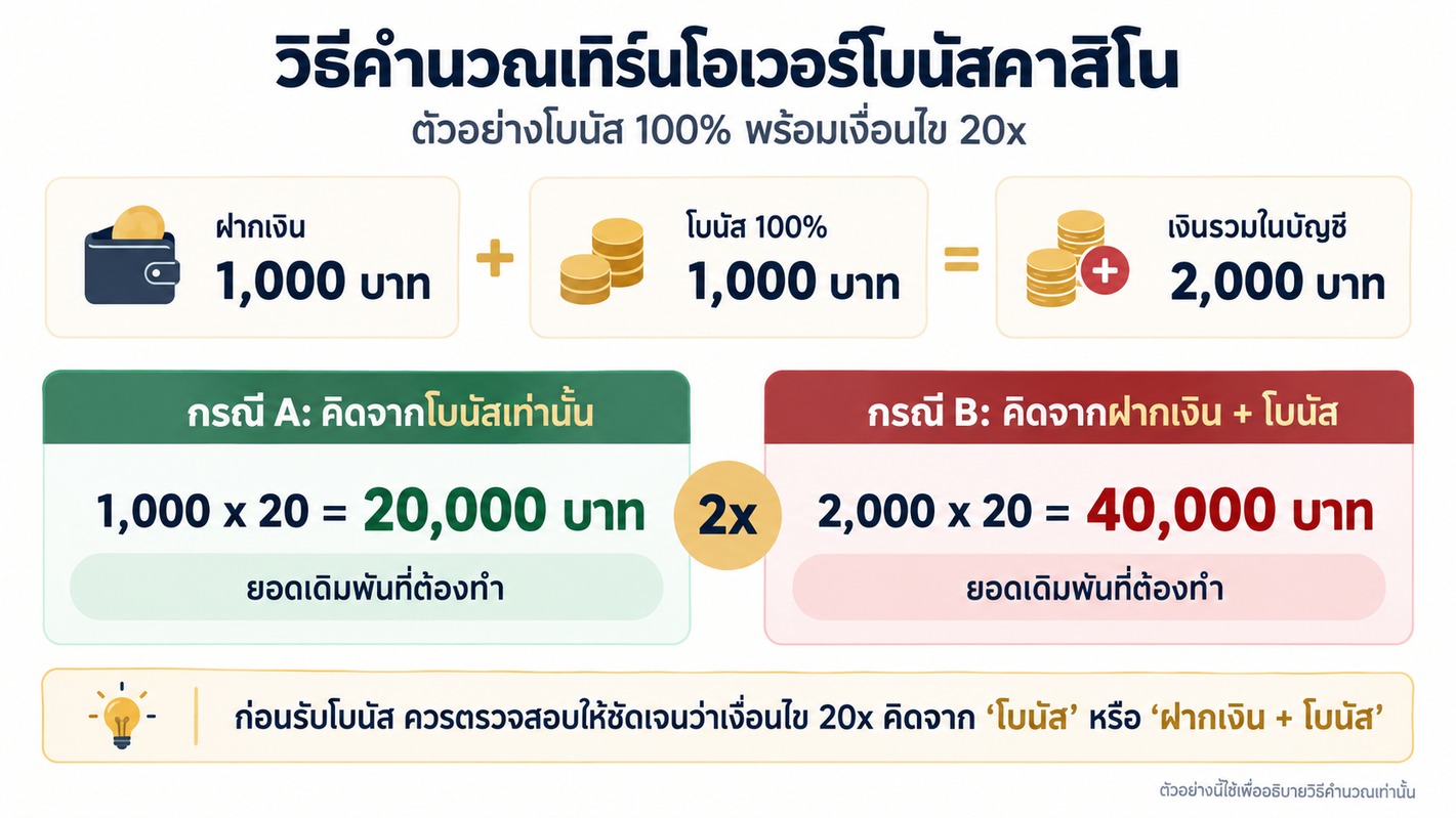 รายละเอียดโบนัส